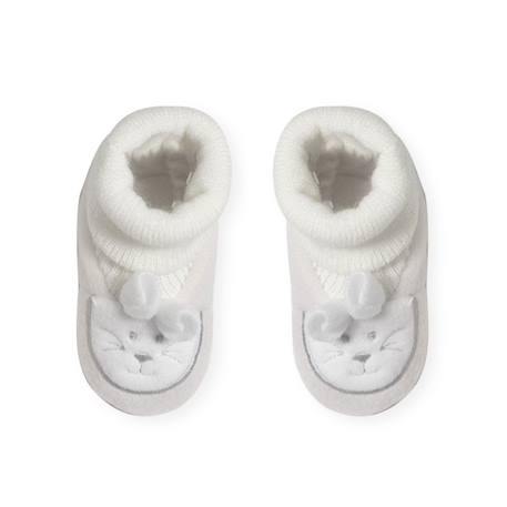 Chaussons naissance - petit lapin Blanco+Gris 1 - vertbaudet enfant 