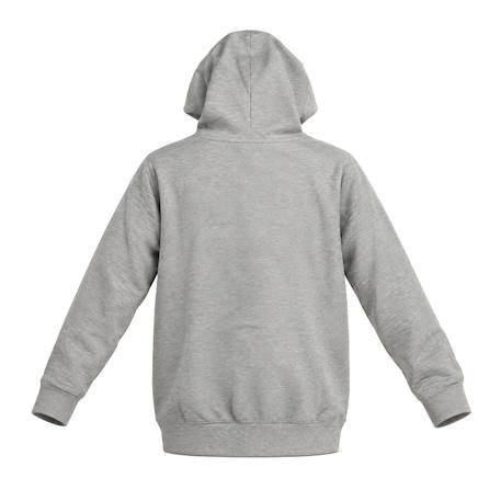 Sweat zippé à capuche enfant liam Gris/noir 2 - vertbaudet enfant 