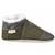 Chaussons cuir souple uni velours fourrés Vert 1 - vertbaudet enfant 