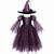 Déguisement enfant robe de sorcière araignée améthyste avec chapeau Violet 2 - vertbaudet enfant 