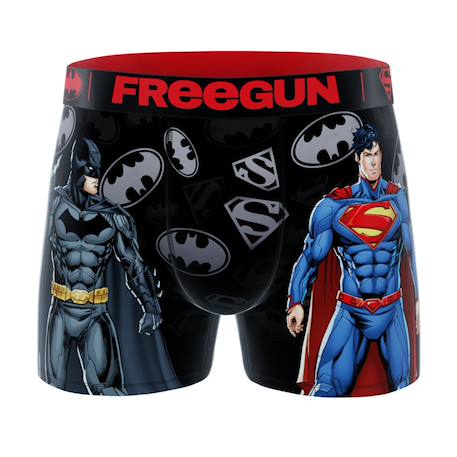 Lot de 3 boxers junior dc comics Noir/gris/bleu/rouge/doré/blanc 4 - vertbaudet enfant 