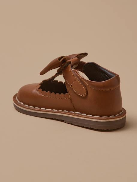 Salomés noeud bébé Cognac+Marine 2 - vertbaudet enfant 