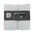 Lot de 2 draps-housses lit bébé Blanco+Terracota+Verde arcilla 2 - vertbaudet enfant 