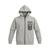 Sweat zippé à capuche enfant liam Gris/noir 1 - vertbaudet enfant 