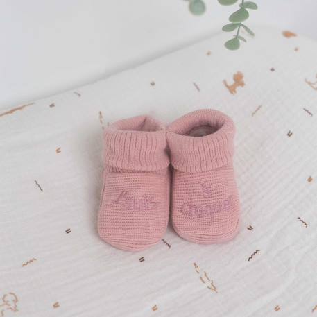 Chausson bébé avec broderie Rosa 2 - vertbaudet enfant 