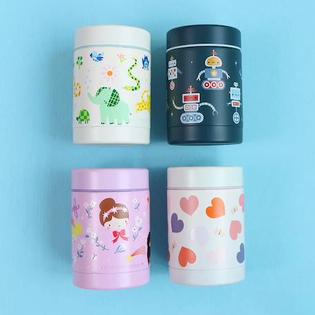 Boîte repas isotherme en inox enfant Gris 5 - vertbaudet enfant 