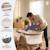 Mini berceau bébé avec moustiquaire Nidus 2 Beige 4 - vertbaudet enfant 