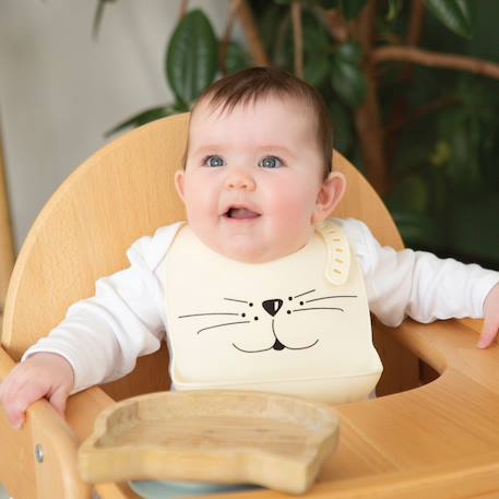 Bavoir silicone récupérateur pour bébé Arena+Caramelo 2 - vertbaudet enfant 