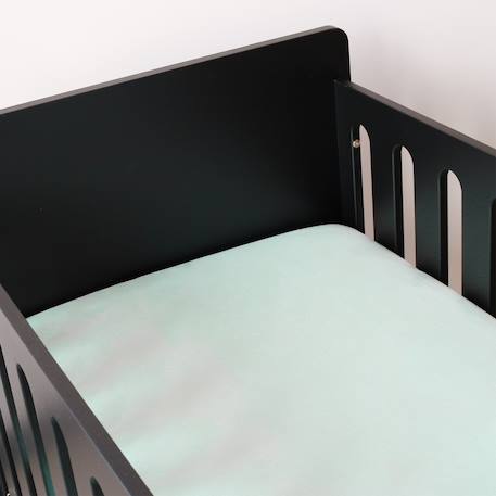 Drap housse oeko-tex® standard 100 Albaricoque+Arena+Azul+Azul cielo+Azul marino+Blanco+Camel+Caribe+Gris+Vainilla+Verde+Verde oliva 37 - vertbaudet enfant 