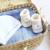 Chaussons naissance - message papa d'amour Blanco+Gris+Mostaza+Verde 3 - vertbaudet enfant 