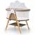 Mini berceau bébé avec moustiquaire Nidus 2 Beige 1 - vertbaudet enfant 