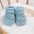 Chaussons naissance - message papa d'amour Blanco+Gris+Mostaza+Verde 9 - vertbaudet enfant 
