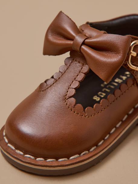 Salomés noeud bébé Cognac+Marine 6 - vertbaudet enfant 