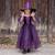 Déguisement enfant robe de sorcière araignée améthyste avec chapeau Violet 5 - vertbaudet enfant 