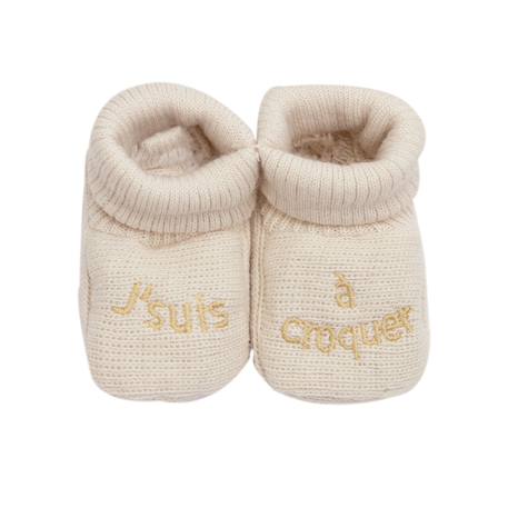 Chausson bébé avec broderie Arena 1 - vertbaudet enfant 