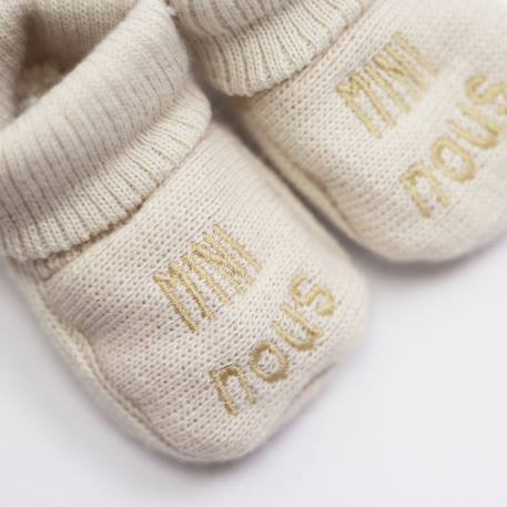 Chaussons naissance - mini nous Azul marino+Beige+Blanco+Gris+Mostaza+Verde 5 - vertbaudet enfant 