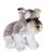 Peluche - peluche floppipup schnauzer - 22 cm Gris 2 - vertbaudet enfant 