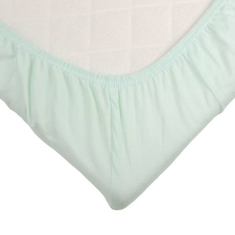 Drap housse oeko-tex® standard 100 Albaricoque+Arena+Azul+Azul cielo+Azul marino+Blanco+Camel+Caribe+Gris+Vainilla+Verde+Verde oliva 38 - vertbaudet enfant 