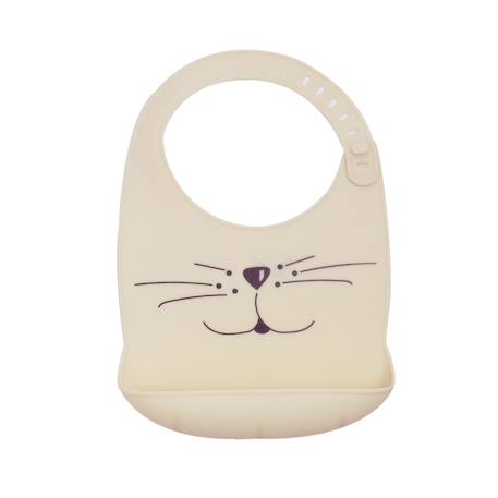 Bavoir silicone récupérateur pour bébé Arena+Caramelo 1 - vertbaudet enfant 