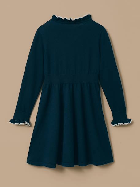 Robe en maille fille Marine 2 - vertbaudet enfant 