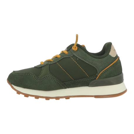 Baskets à lacets garçon Kaki 3 - vertbaudet enfant 