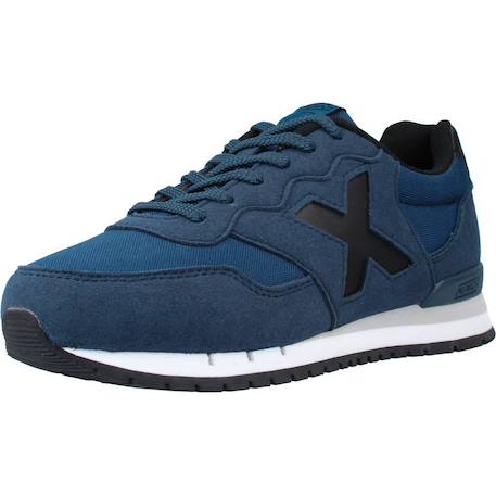 Basket enfant synthétique synthétique dash kid Bleu+Bleu 104 10 - vertbaudet enfant 