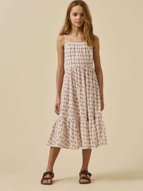 Robe carolina fille Imprimé carolina 4 - vertbaudet enfant 