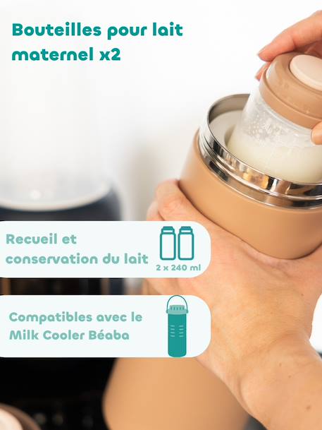Lot 2 bouteilles de conservation lait rose 4 - vertbaudet enfant 