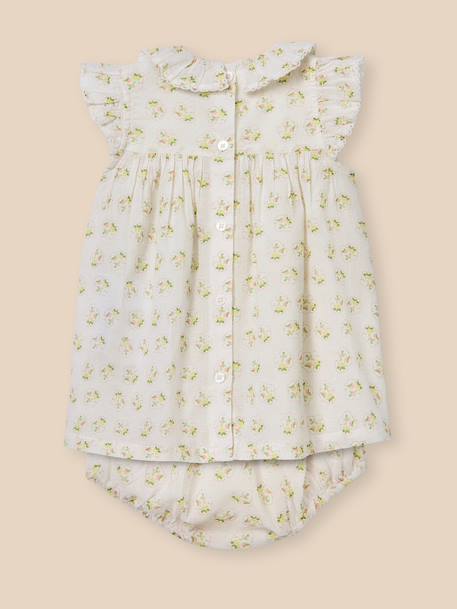 Robe + bloomer romantica bébé Imprimé romantic 3 - vertbaudet enfant 