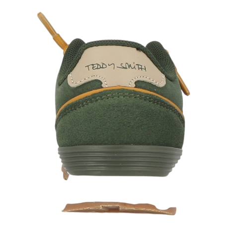 Baskets à lacets garçon Kaki 5 - vertbaudet enfant 
