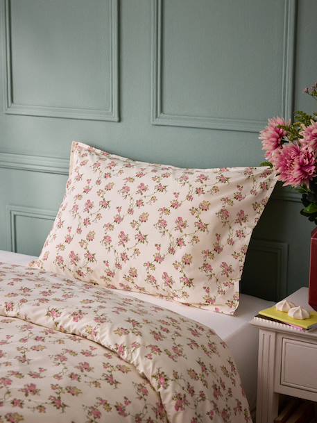 Taie d'oreiller percale de coton 'margot' Imprimé fleurs 6 - vertbaudet enfant 