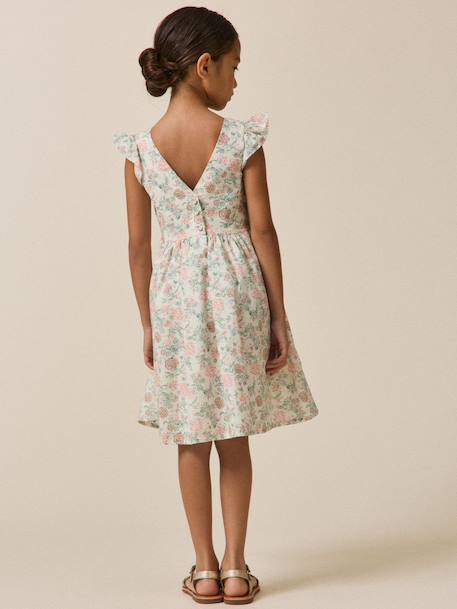 Robe fille garance - collection fêtes et mariages Imprimé helena 4 - vertbaudet enfant 
