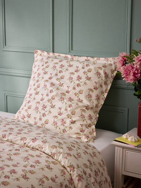Taie d'oreiller percale de coton 'margot' Imprimé fleurs 1 - vertbaudet enfant 