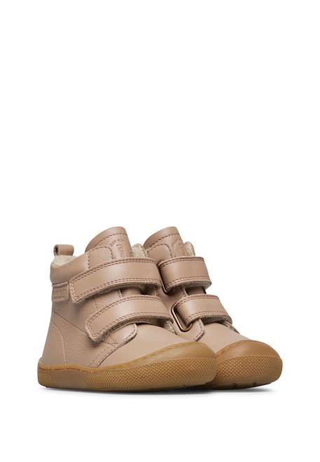 Bottes barefoot en cuir barefoot wigghi vl Cognac-+Gris tourterelle-beige+Kaki-beige+Marine- 7 - vertbaudet enfant 