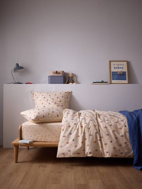 Taie d'oreiller percale de coton 'matéo' Imprime multico 4 - vertbaudet enfant 
