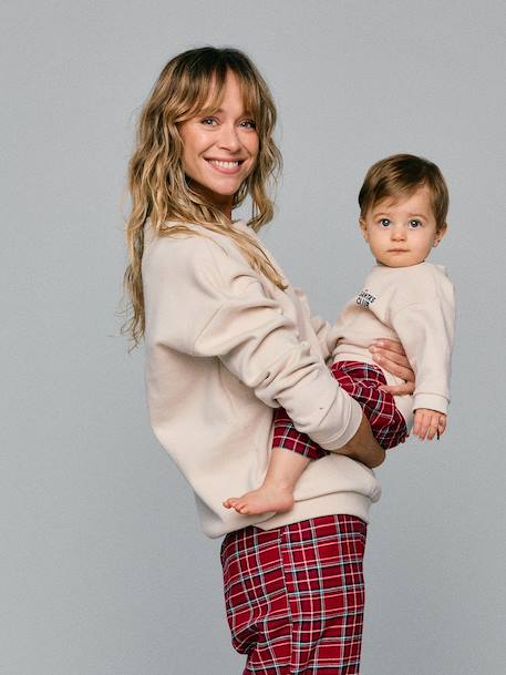 Pyjama 2 pièces femme Capsule Famille rouge 3 - vertbaudet enfant 