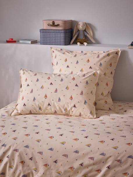 Taie d'oreiller percale de coton 'matéo' Imprime multico 3 - vertbaudet enfant 