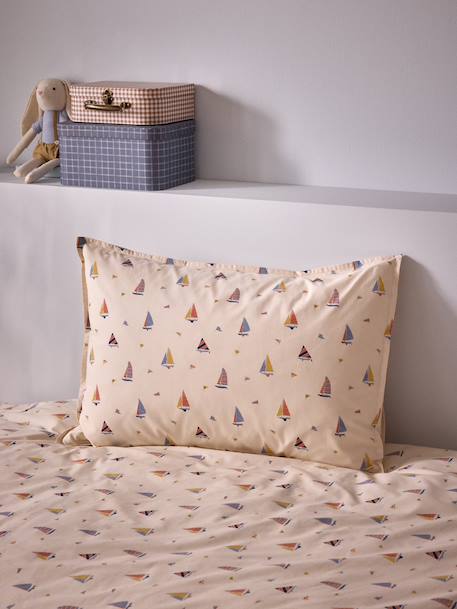 Taie d'oreiller percale de coton 'matéo' Imprime multico 6 - vertbaudet enfant 