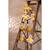 Peluche - attache tétine bebe bamboo - paresseux - 13 cm s/carte Marron 6 - vertbaudet enfant 