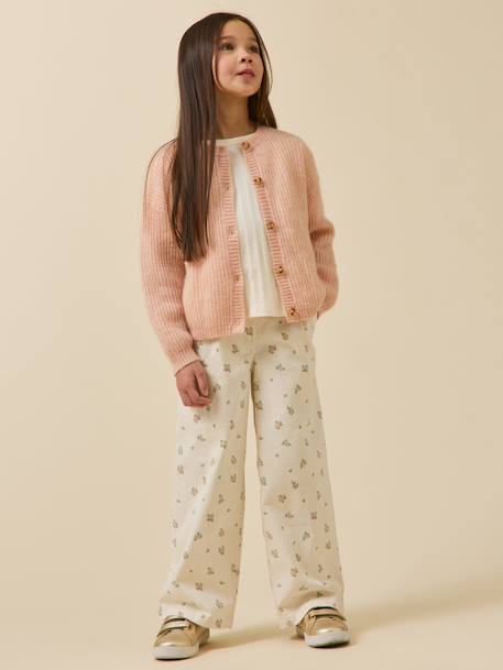 Pantalon large imprimé fille Imprimé baies 5 - vertbaudet enfant 