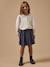 Jupe gaze de coton fille Imprimé romy 4 - vertbaudet enfant 