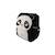 Sac à dos fille panda réversible 1 compartiment Noir et blanc 3 - vertbaudet enfant 