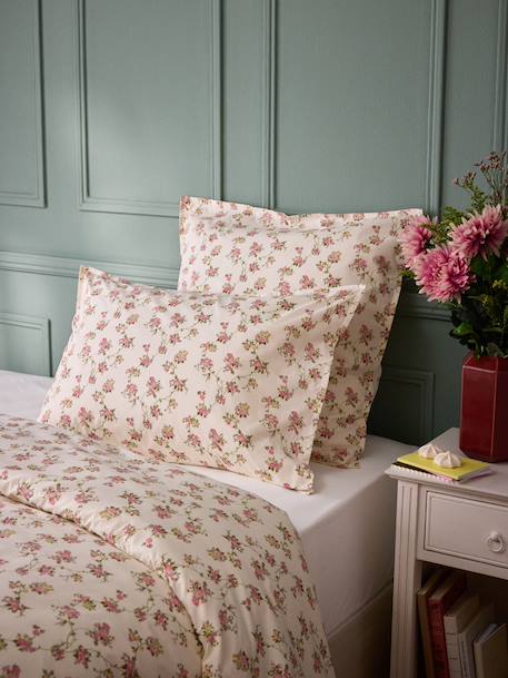 Taie d'oreiller percale de coton 'margot' Imprimé fleurs 3 - vertbaudet enfant 