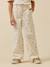 Pantalon large imprimé fille Imprimé baies 1 - vertbaudet enfant 