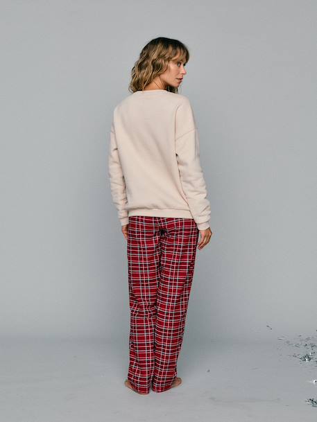 Pyjama 2 pièces femme Capsule Famille rouge 5 - vertbaudet enfant 