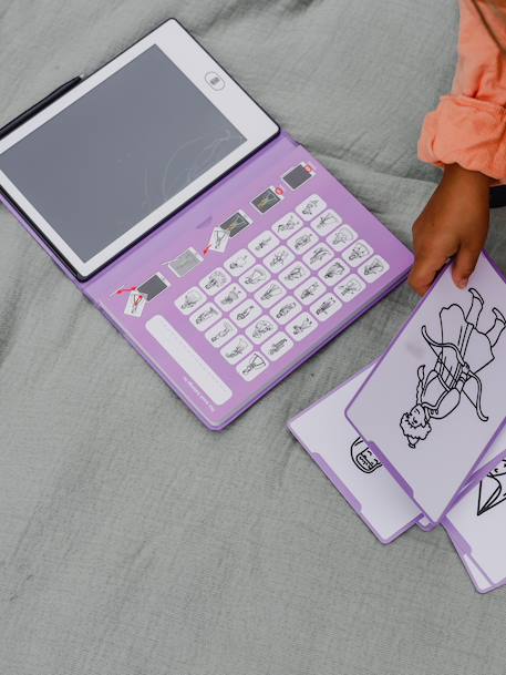 Tablette à dessin Kidydraw mini jaune+mauve+rose+vert sapin+violet 6 - vertbaudet enfant 