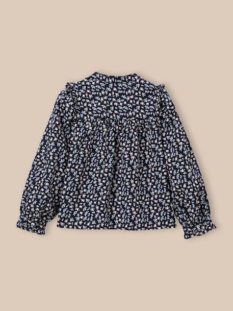 Blouse imprimée Imprimé mini roses 4 - vertbaudet enfant 