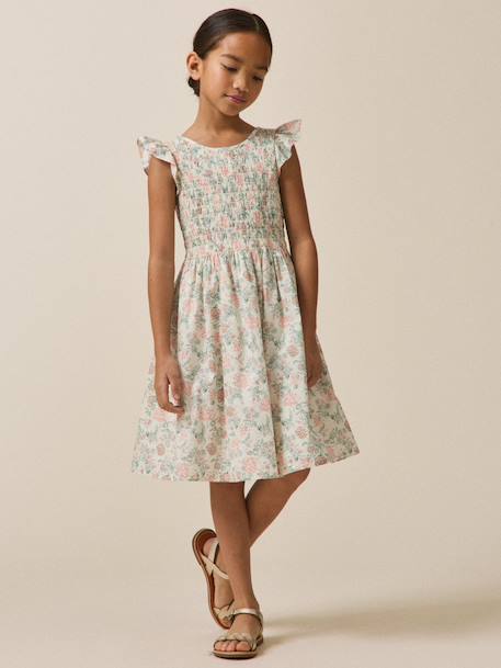 Robe fille garance - collection fêtes et mariages Imprimé helena 5 - vertbaudet enfant 