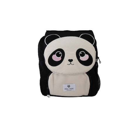 Sac à dos fille panda réversible 1 compartiment Noir et blanc 1 - vertbaudet enfant 