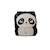 Sac à dos fille panda réversible 1 compartiment Noir et blanc 1 - vertbaudet enfant 